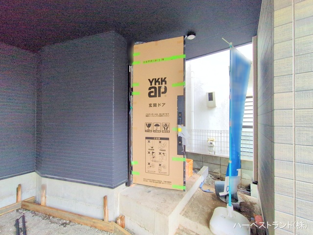 東京都立川市錦町２丁目の新築戸建て外構写真 2025年12月23日撮影