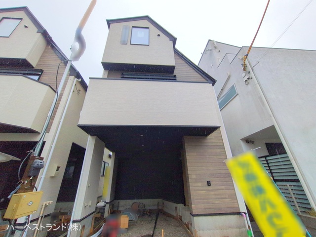 東京都立川市錦町２丁目の新築戸建て外構写真 2025年12月23日撮影