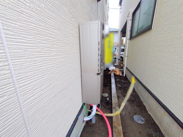 東京都立川市錦町２丁目の新築戸建て外構写真 2025年12月23日撮影