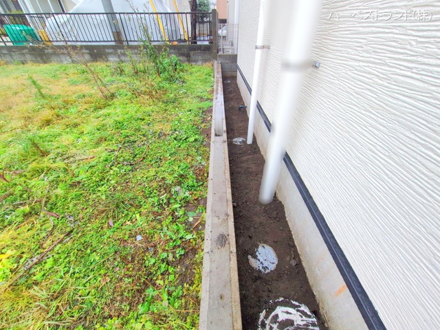 東京都立川市錦町２丁目の新築戸建て外構写真 2025年12月23日撮影