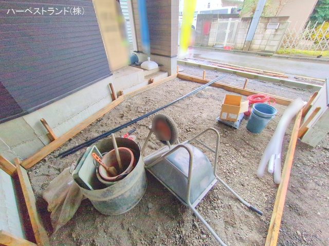 東京都立川市錦町２丁目の新築戸建て外構写真 2025年12月23日撮影