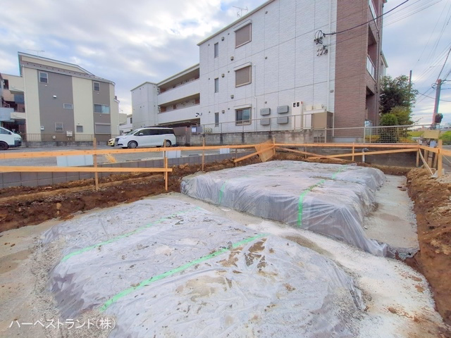神奈川県川崎市幸区小倉５丁目の新築戸建て基礎写真 2025年12月21日撮影