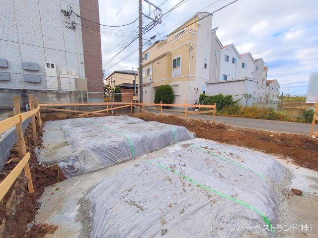 神奈川県川崎市幸区小倉５丁目の新築戸建て基礎写真 2025年12月21日撮影