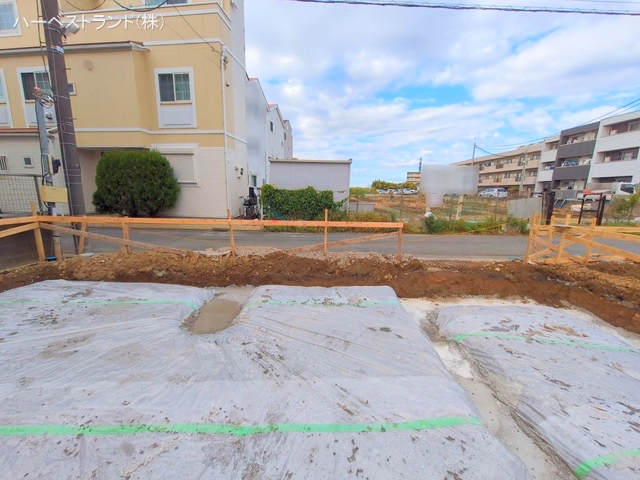神奈川県川崎市幸区小倉５丁目の新築戸建て基礎写真 2025年12月21日撮影
