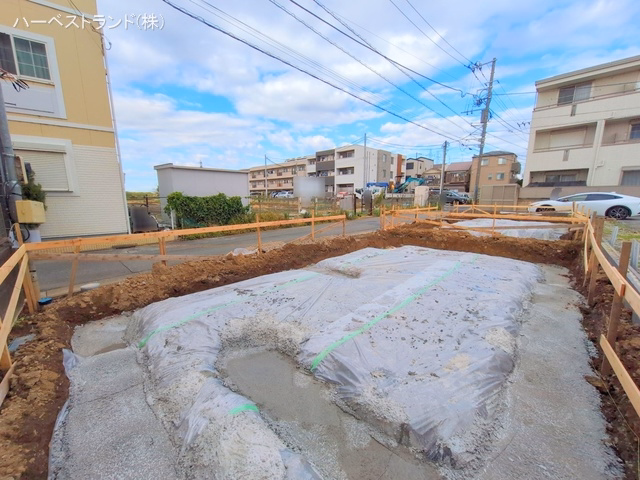 神奈川県川崎市幸区小倉５丁目の新築戸建て基礎写真 2025年12月21日撮影