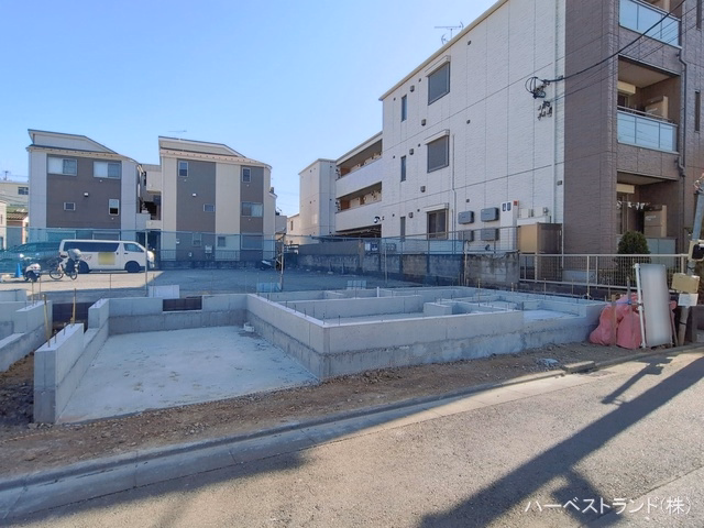 神奈川県川崎市幸区小倉５丁目の新築戸建て基礎写真 2026年1月25日撮影