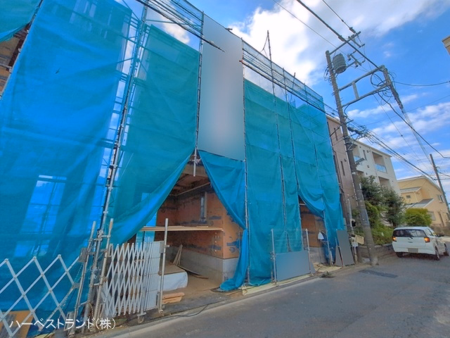 神奈川県川崎市幸区小倉５丁目の新築戸建て上棟写真 2026年4月8日撮影