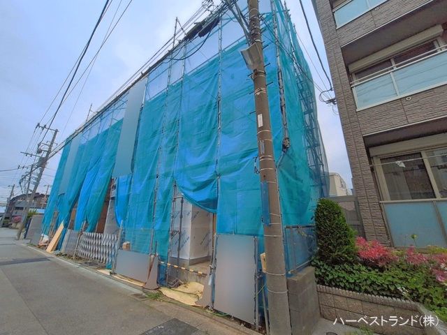 神奈川県川崎市幸区小倉５丁目の新築戸建てシート写真 2026年4月29日撮影