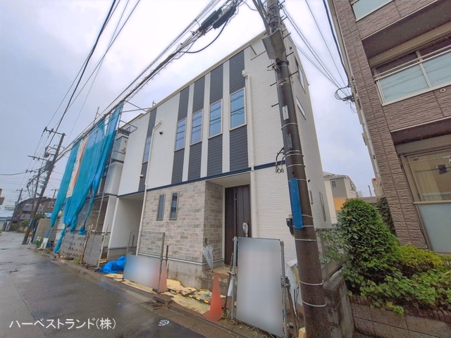 神奈川県川崎市幸区小倉５丁目の新築戸建て外構写真 2026年6月24日撮影