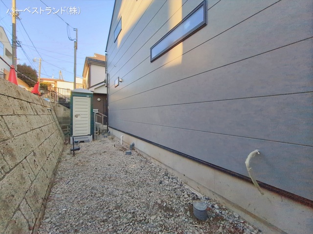 神奈川県横浜市瀬谷区阿久和東2丁目の新築戸建て外構写真 2026年1月6日撮影