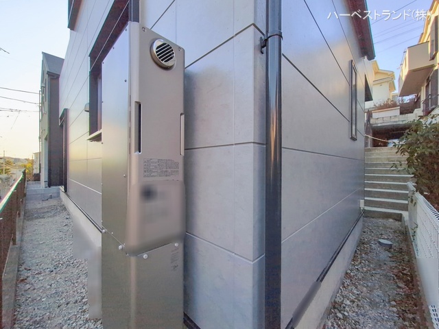 神奈川県横浜市瀬谷区阿久和東2丁目の新築戸建て外構写真 2026年1月6日撮影