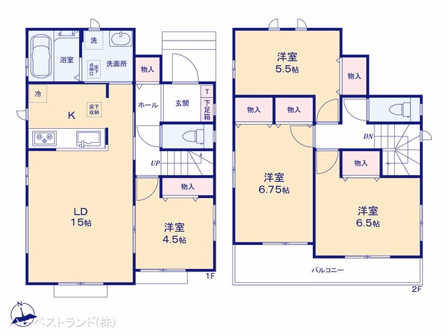 横浜市泉区中田東2丁目（戸建）A 間取図