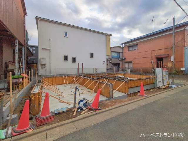 神奈川県川崎市幸区北加瀬２丁目の新築戸建て基礎写真 2026年1月20日撮影