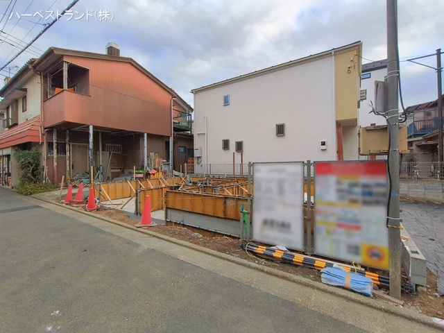 神奈川県川崎市幸区北加瀬２丁目の新築戸建て基礎写真 2026年1月20日撮影