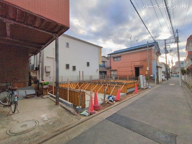 神奈川県川崎市幸区北加瀬２丁目の新築戸建て基礎写真 2026年1月20日撮影