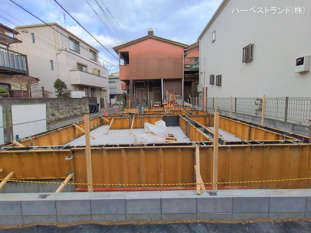 神奈川県川崎市幸区北加瀬2丁目の新築戸建て基礎写真 2026年1月20日撮影