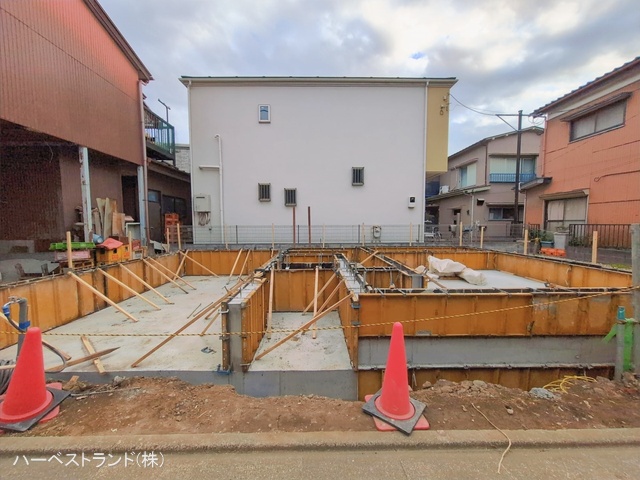 神奈川県川崎市幸区北加瀬2丁目の新築戸建て基礎写真 2026年1月20日撮影