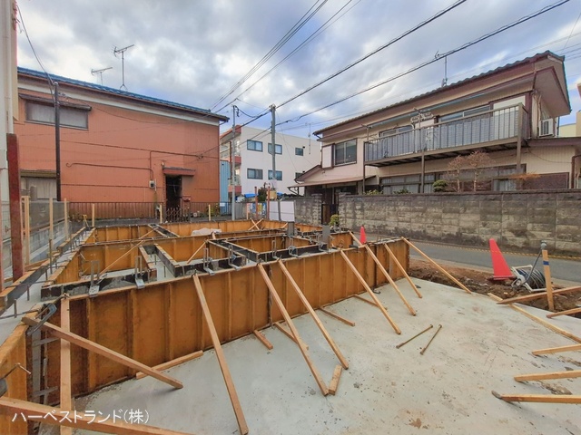 神奈川県川崎市幸区北加瀬2丁目の新築戸建て基礎写真 2026年1月20日撮影