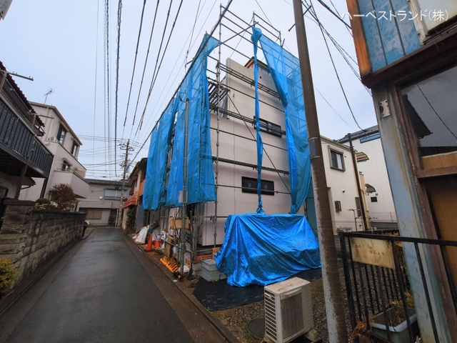 神奈川県川崎市幸区北加瀬2丁目の新築戸建てシート写真 2026年3月9日撮影