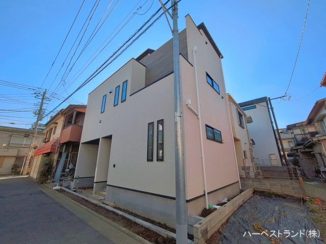 神奈川県川崎市幸区北加瀬２丁目の新築戸建て外構写真 2026年4月2日撮影