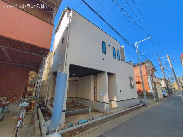 神奈川県川崎市幸区北加瀬２丁目の新築戸建て外構写真 2026年4月2日撮影