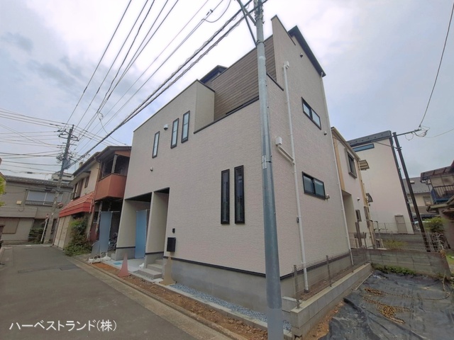 神奈川県川崎市幸区北加瀬２丁目の新築戸建て外構写真 2026年4月22日撮影