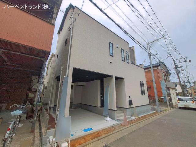 神奈川県川崎市幸区北加瀬２丁目の新築戸建て外構写真 2026年4月22日撮影