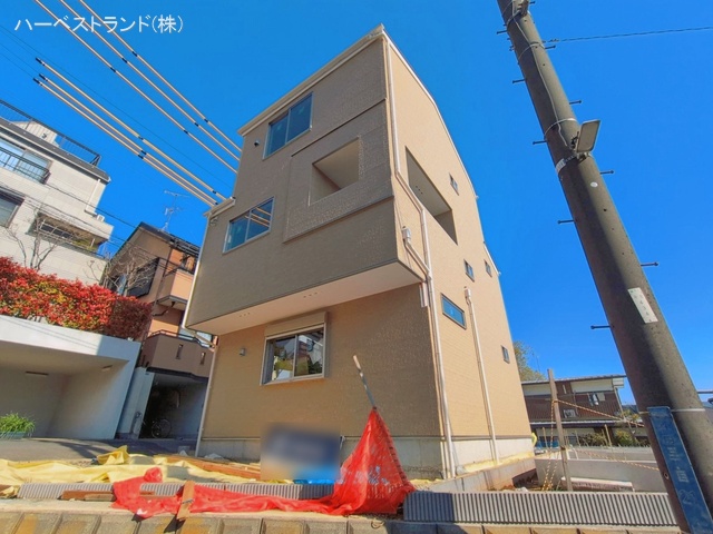神奈川県川崎市中原区井田３丁目の新築戸建て外構写真 2026年4月2日撮影