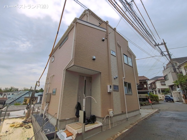 神奈川県川崎市中原区井田３丁目の新築戸建て外構写真 2026年4月23日撮影
