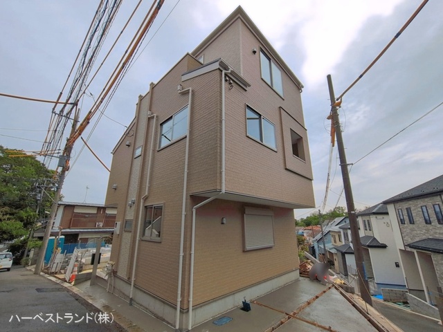 神奈川県川崎市中原区井田３丁目の新築戸建て外構写真 2026年4月23日撮影