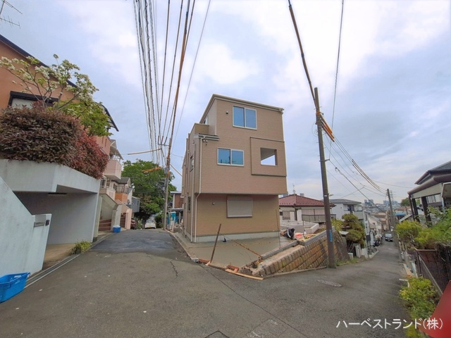 神奈川県川崎市中原区井田３丁目の新築戸建て外構写真 2026年4月23日撮影