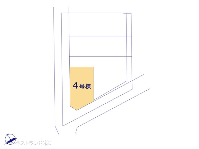 神奈川県川崎市中原区井田3丁目の新築戸建て全体区画図 ※図面と異なる場合は現況を優先