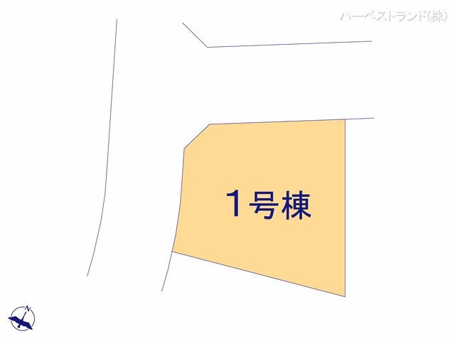 神奈川県横浜市青葉区荏田西２丁目の新築戸建て全体区画図 ※図面と異なる場合は現況を優先