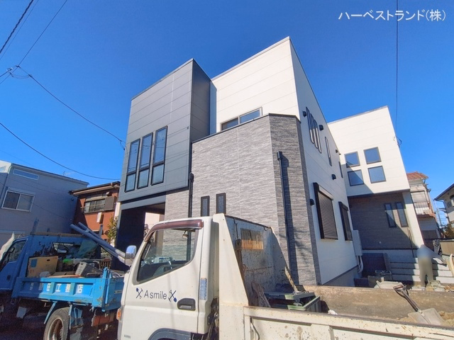 神奈川県横浜市都筑区川和町の新築戸建て外構写真 2026年2月2日撮影