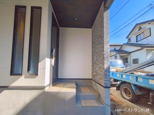 神奈川県横浜市都筑区川和町の新築戸建て外構写真 2026年2月2日撮影