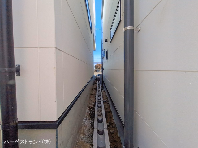 神奈川県横浜市都筑区川和町の新築戸建て外構写真 2026年2月2日撮影