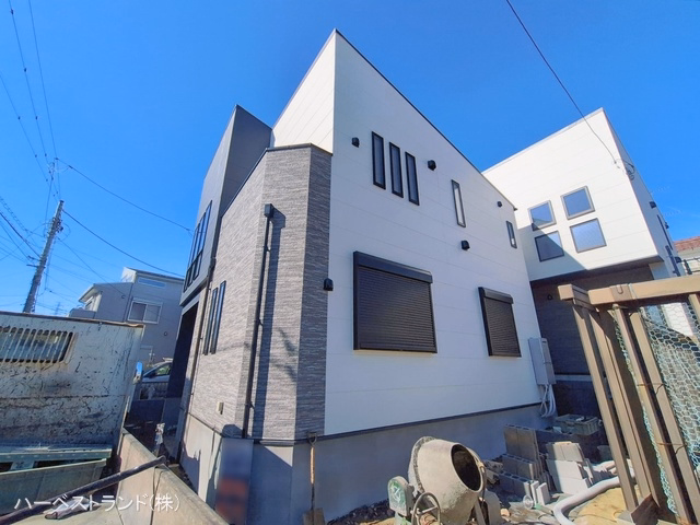 神奈川県横浜市都筑区川和町の新築戸建て外構写真 2026年2月2日撮影