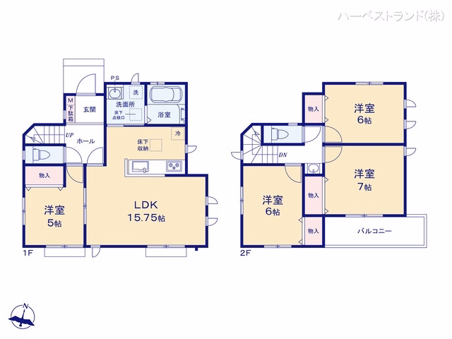 町田市南大谷2丁目（戸建）C 間取図