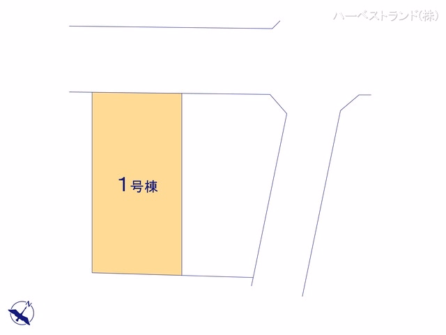 東京都立川市栄町３丁目の新築戸建て全体区画図 ※図面と異なる場合は現況を優先