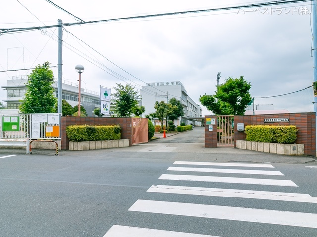 東京都立川市栄町3丁目の新築戸建て周辺 立川市立立川第二中学校 距離1330m