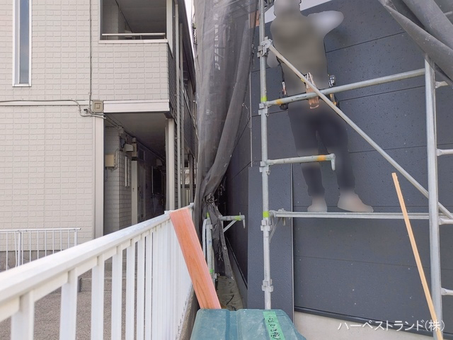 神奈川県川崎市中原区上小田中２丁目の新築戸建てシート写真 2026年2月17日撮影