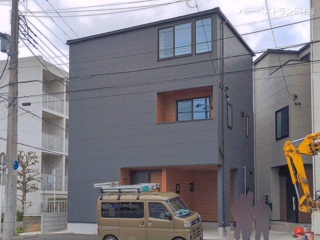 神奈川県川崎市中原区上小田中２丁目の新築戸建て完成写真 2026年4月9日撮影