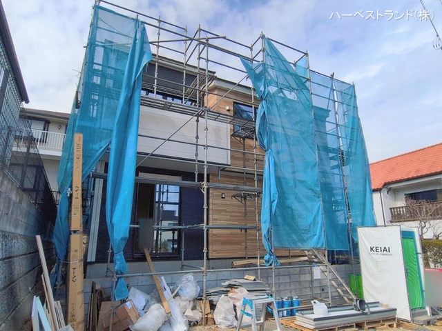 神奈川県横浜市青葉区奈良町の新築戸建てシート写真 2026年2月19日撮影