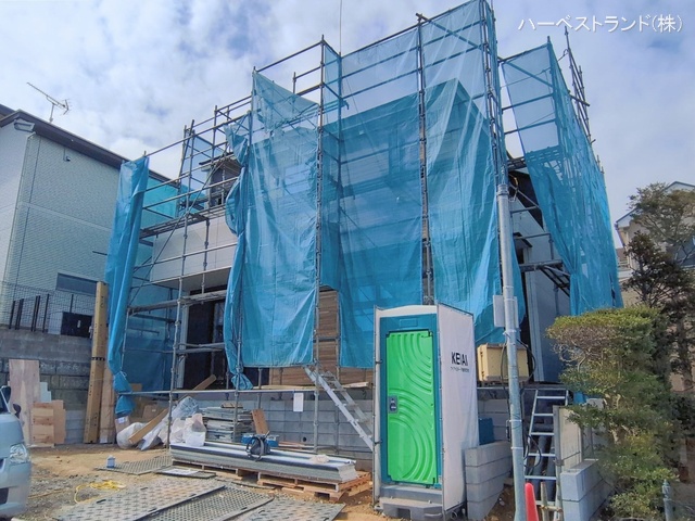 神奈川県横浜市青葉区奈良町の新築戸建てシート写真 2026年2月19日撮影