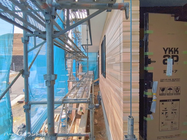 神奈川県横浜市青葉区奈良町の新築戸建てシート写真 2026年2月19日撮影