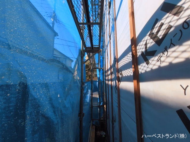 神奈川県横浜市港北区富士塚１丁目の新築戸建てシート写真 2026年3月3日撮影