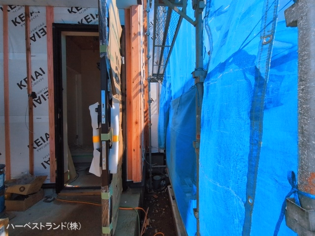 神奈川県横浜市港北区富士塚１丁目の新築戸建てシート写真 2026年3月3日撮影