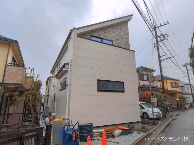 神奈川県横浜市港北区富士塚１丁目の新築戸建て外構写真 2026年3月25日撮影