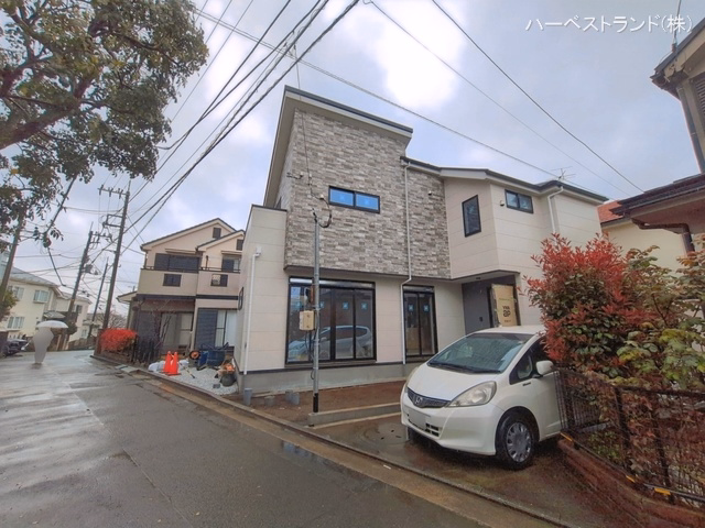 神奈川県横浜市港北区富士塚１丁目の新築戸建て外構写真 2026年3月25日撮影