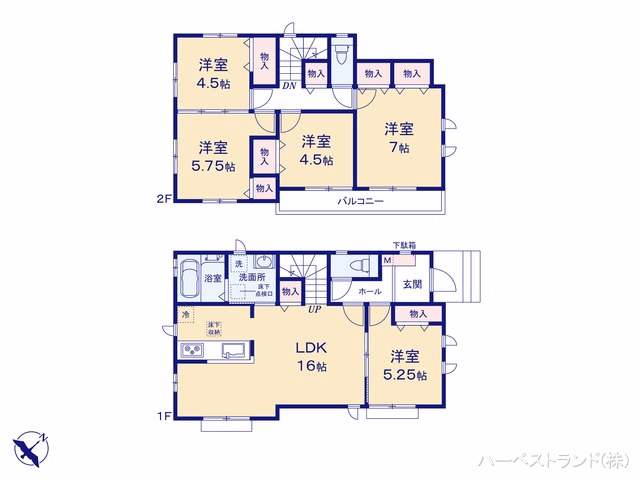 横浜市泉区新橋町（戸建）B 間取図